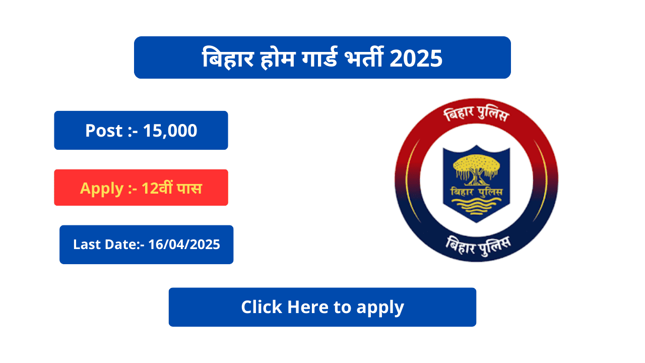 Home Guard Vacancy 2025