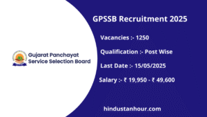 GPSSB Recruitment 2025