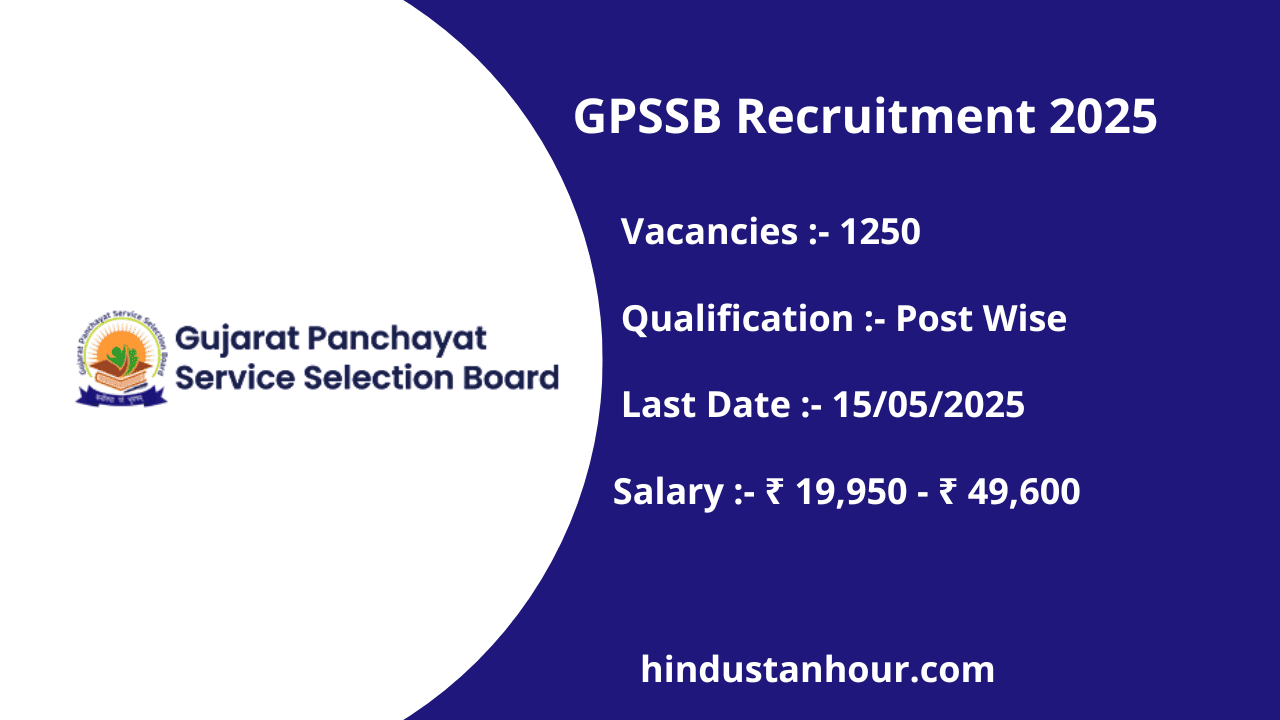 GPSSB Recruitment 2025