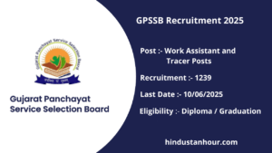 GPSSB Recruitment 2025