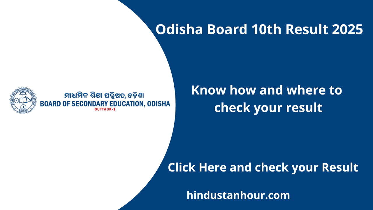 Odisha Board 10th Result 2025